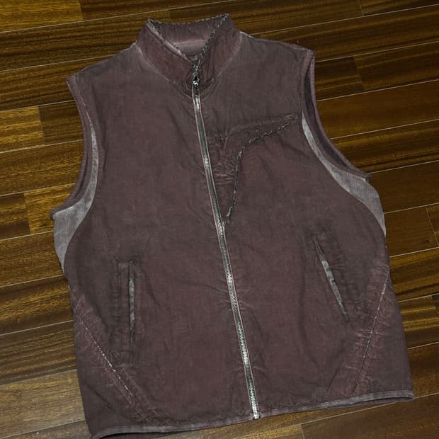 Xlim EP.3 01 VEST-BURGUNDY 3size