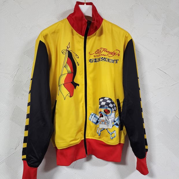 에드하디 져지 트랙 자켓 옐로우