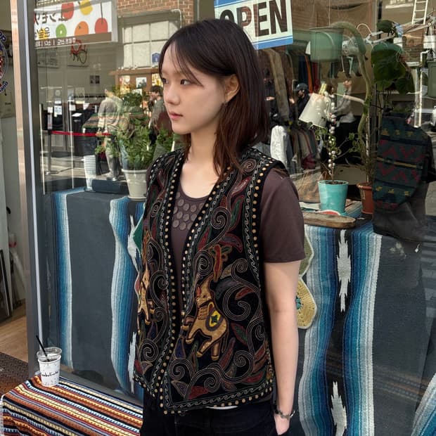 Bohemian Deer Vest