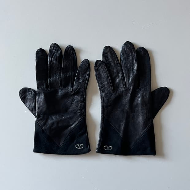 VALENTINO 90's Leather Gloves