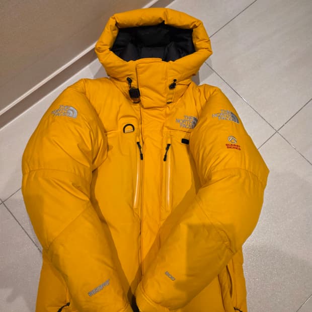 노스페이스 히말라야1 노랑 90 S사이즈