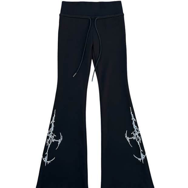 Thorn Cross Flare Pants