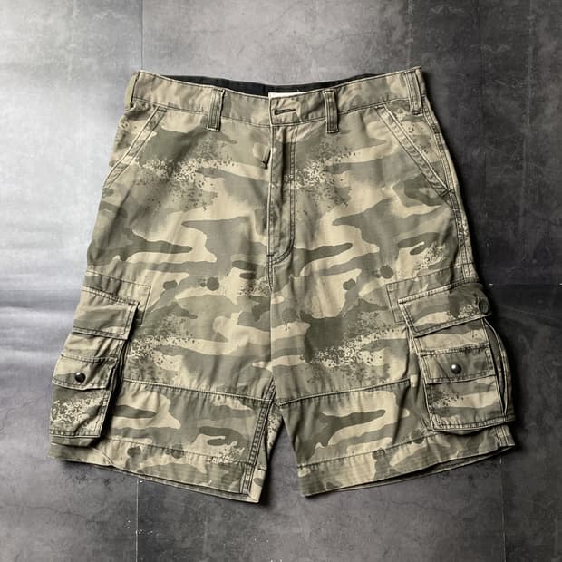 LEVI'S 00s 리바이스 카모 카고 하프팬츠 A01291