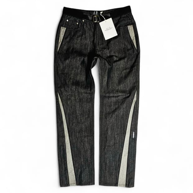 [새상품][32][오프닝프로젝트] 옵티칼 데님 팬츠 블랙