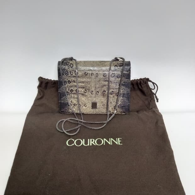 쿠론 미니크로스 앤 숄더백 파이톤패턴