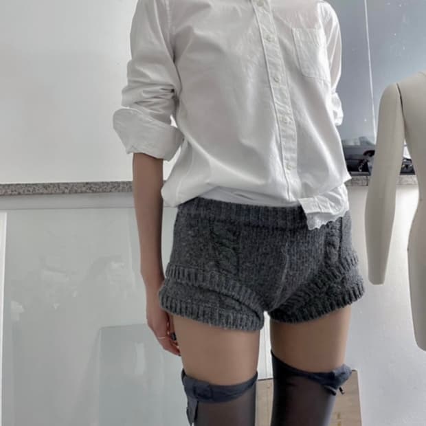 울리카 쇼츠 차콜 s