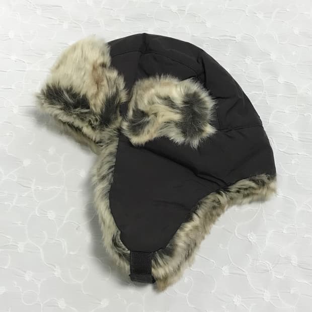 빈티지 너드 y2k 이어플랩 퍼 모자