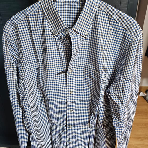 제냐 Zegna Sport 체크 셔츠 XL