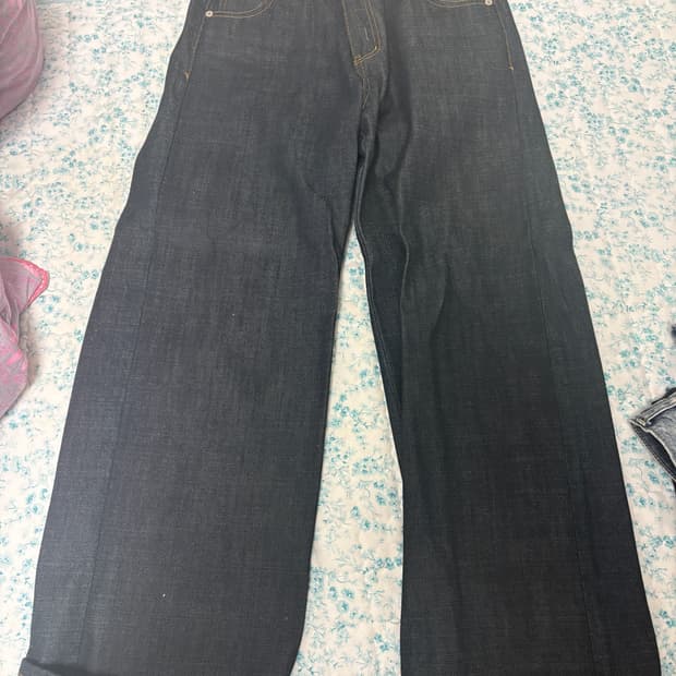 마뗑킴 생지 데님 L사이즈