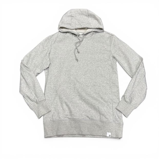 L 아디다스 그레이 후드티