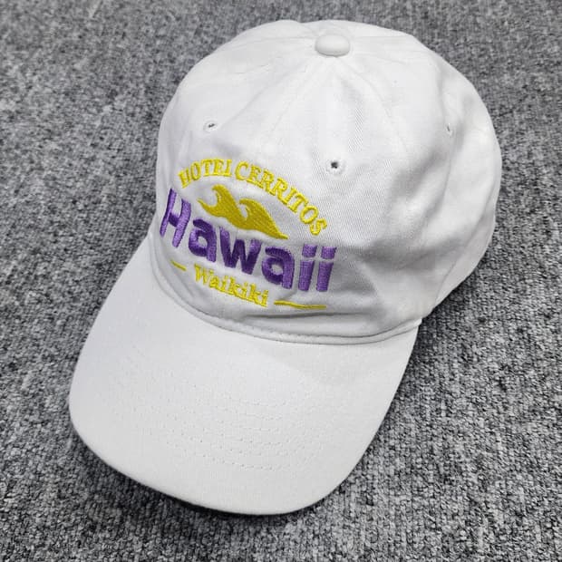 호텔세리토스 하와이 빅웨이브 자수 볼캡 모자