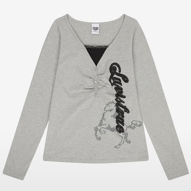 러브이즈트루 EL HORSE SLIM-FIT TEE