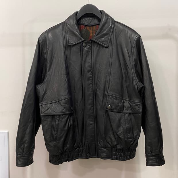 빈티지 양가죽 봄버 자켓