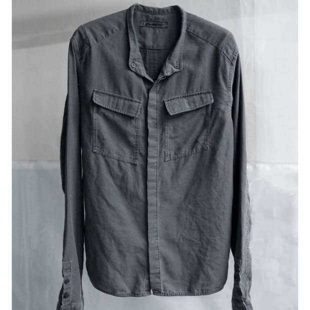블랙멀(blackmerle) 필드셔츠 엑소 그레이 (s)