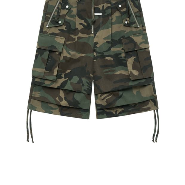 더바이닐하우스 WESTERN CARGO SHORTS CAMO