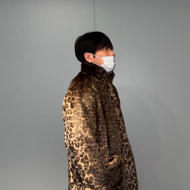 [L] 니들스 레오파드 폭스 퍼 카 코트 이동휘 착용