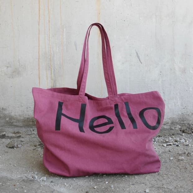 Hellodude big tote bag