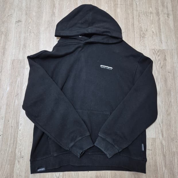 그루브라임 오리지널 빅로고 후드티