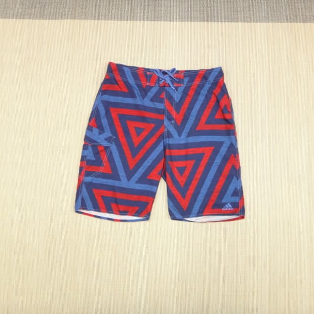 (36/2XL) 아디다스 전판그래픽 비치 쇼츠