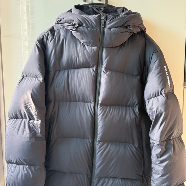 살로몬 옵티멀 구스다운 블랙 L