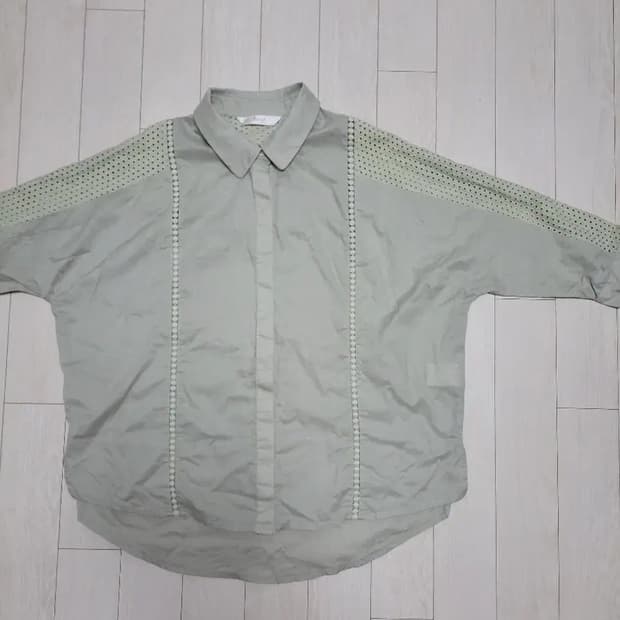 급처새상품!SOUP숲 여성스런 7부 블라우스 레니본st오즈세컨st샤틴st