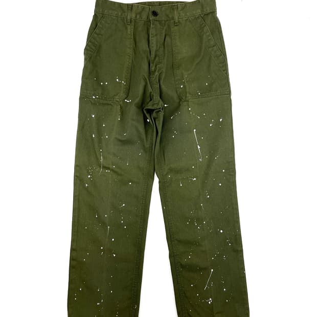 유니폼 브릿지 페인티드 퍼티그 팬츠