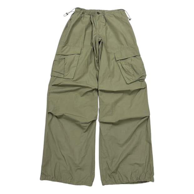 에즈이프캘리 파라슈트 코튼 카고팬츠 카키