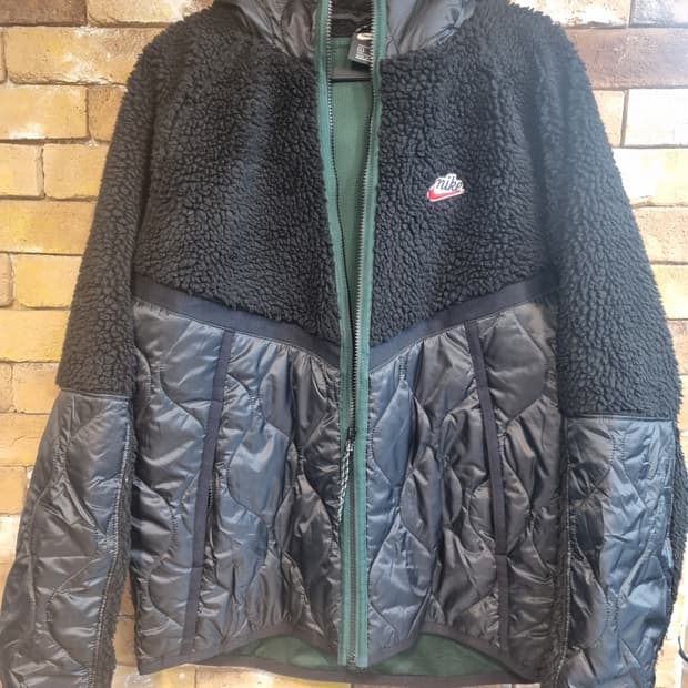 나이키 헤리티지 쉐르파 플리스 후드 XL