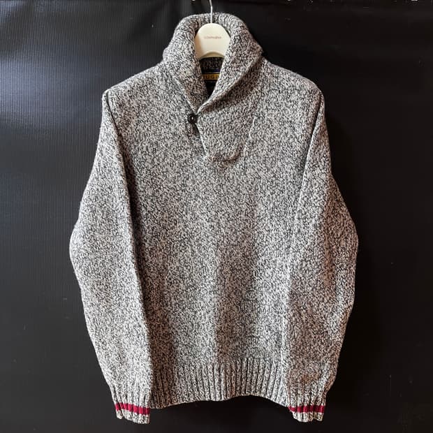 00s 랄프로렌 럭비 라인 솔카라 니트 