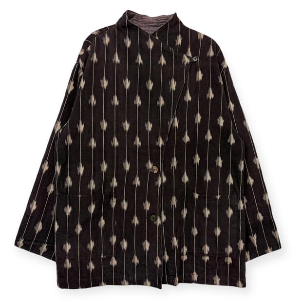 빈티지 kasuri 패턴 자켓