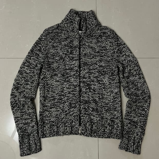 모스키노 믹스 니트 투웨이 집업