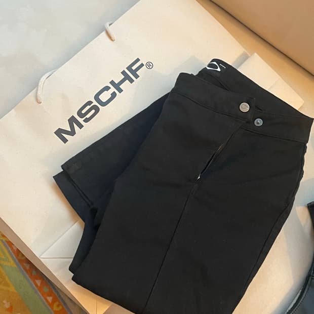 WASHED BOOTS CUT PANTS_WASHED BLACK