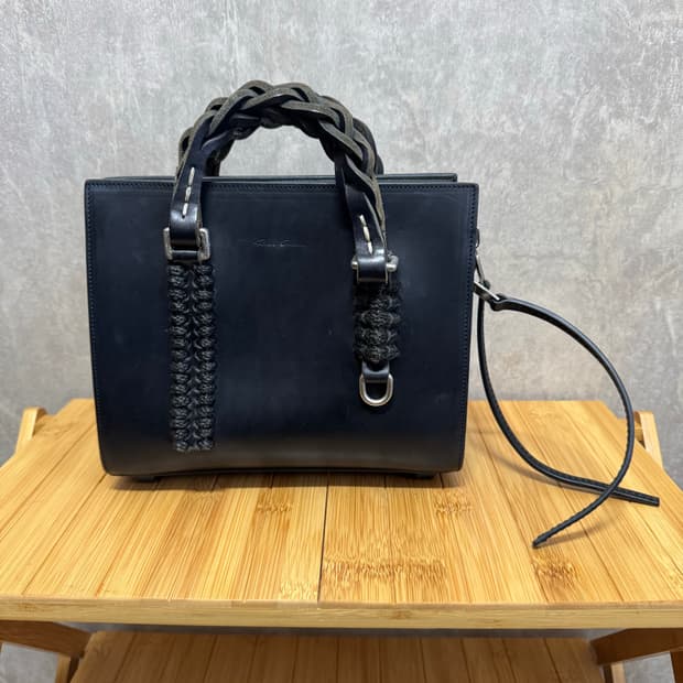 OS / Rick Owens 릭오웬스 블레이드 핸들 레더 백