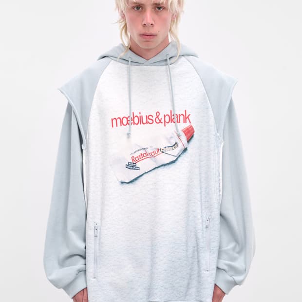 UNDERCOVER 25fw light blue hoodie 