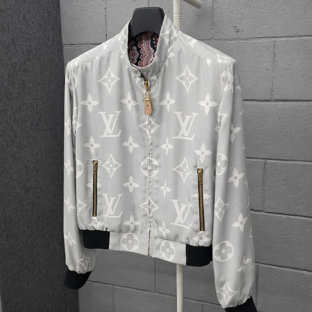 백화점판 / 루이비통 LV 모노그램 리버서블 블루종 자켓 여성38