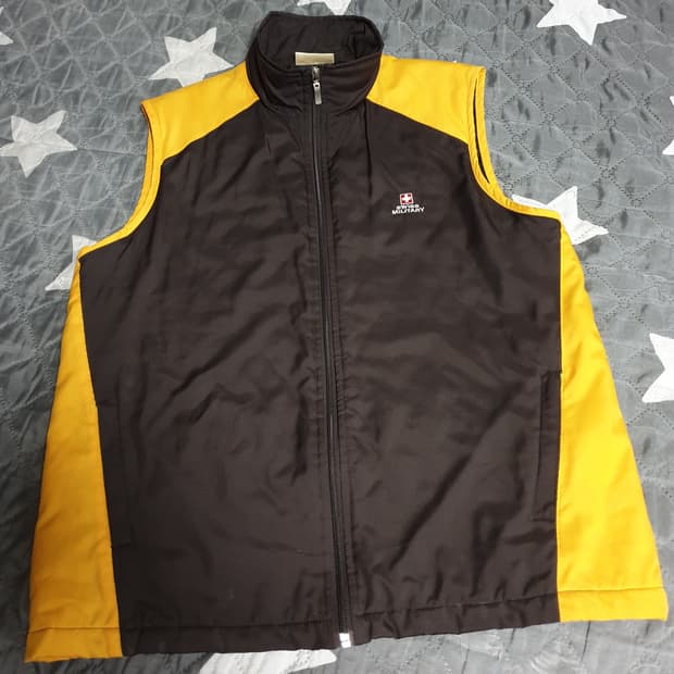 스위스밀리터리 마운틴 안감퀄팅 조끼 베스트 (L)