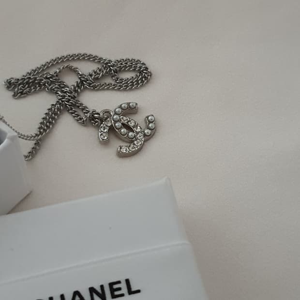 샤넬 정품 빈티지 업사이클링 목걸이