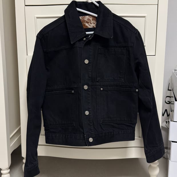 Stu 데님 트러커 자켓 S사이즈