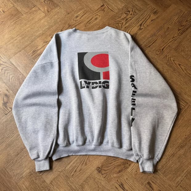 [2XL]Russell USA 러셀 LYDIG 프린팅 그레이 스웻셔츠