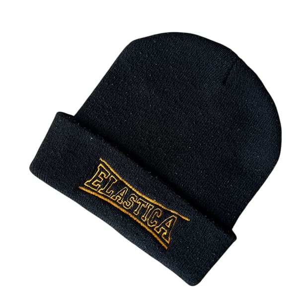 빈티지 90s ELASTICA 밴드 로고 비니