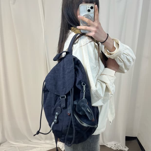 Kipling navy backpack