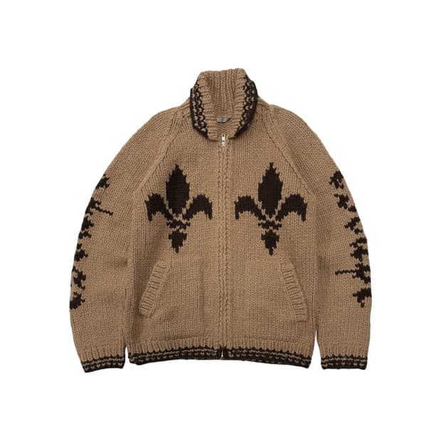 Dragon pattern wool cowichan