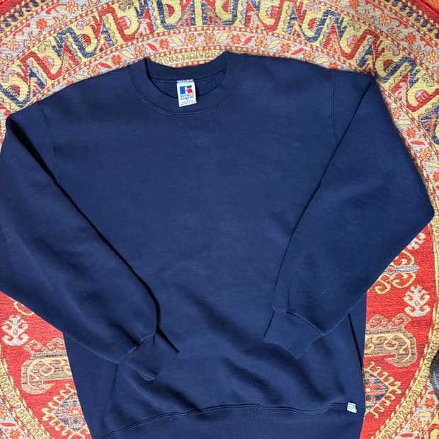 미제 러셀 빈티지 스웻셔츠 네이비 l