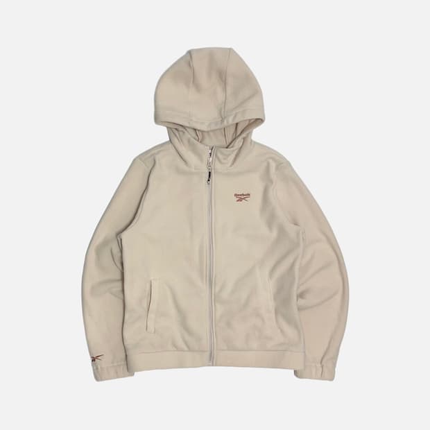 리복 플리스 후리스 후드집업