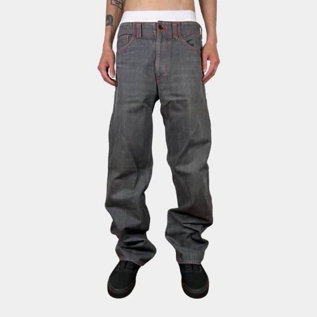 이세이미야케 데님팬츠