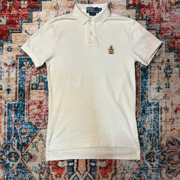 [S] 폴로 랄프로렌 월계수 자수 로고 카라 반팔