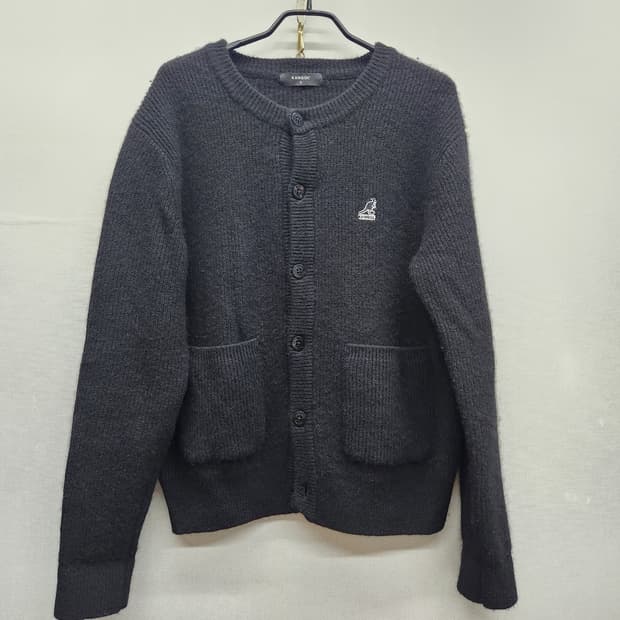 캉골 로고 투포켓 가디건 M