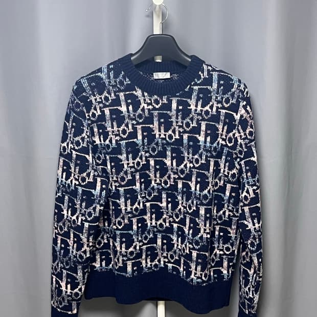 [정품] 디올 오블리크 자카드 니트 M