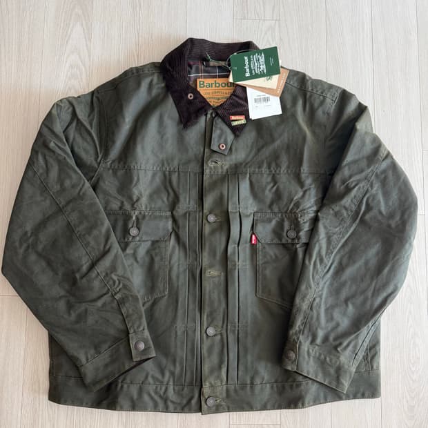 새상품) barbour x levis type2  XL