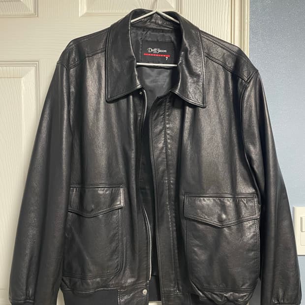 도프제이슨 프리미엄 베지터블 클래식 A-2 자켓 블랙 M사이즈